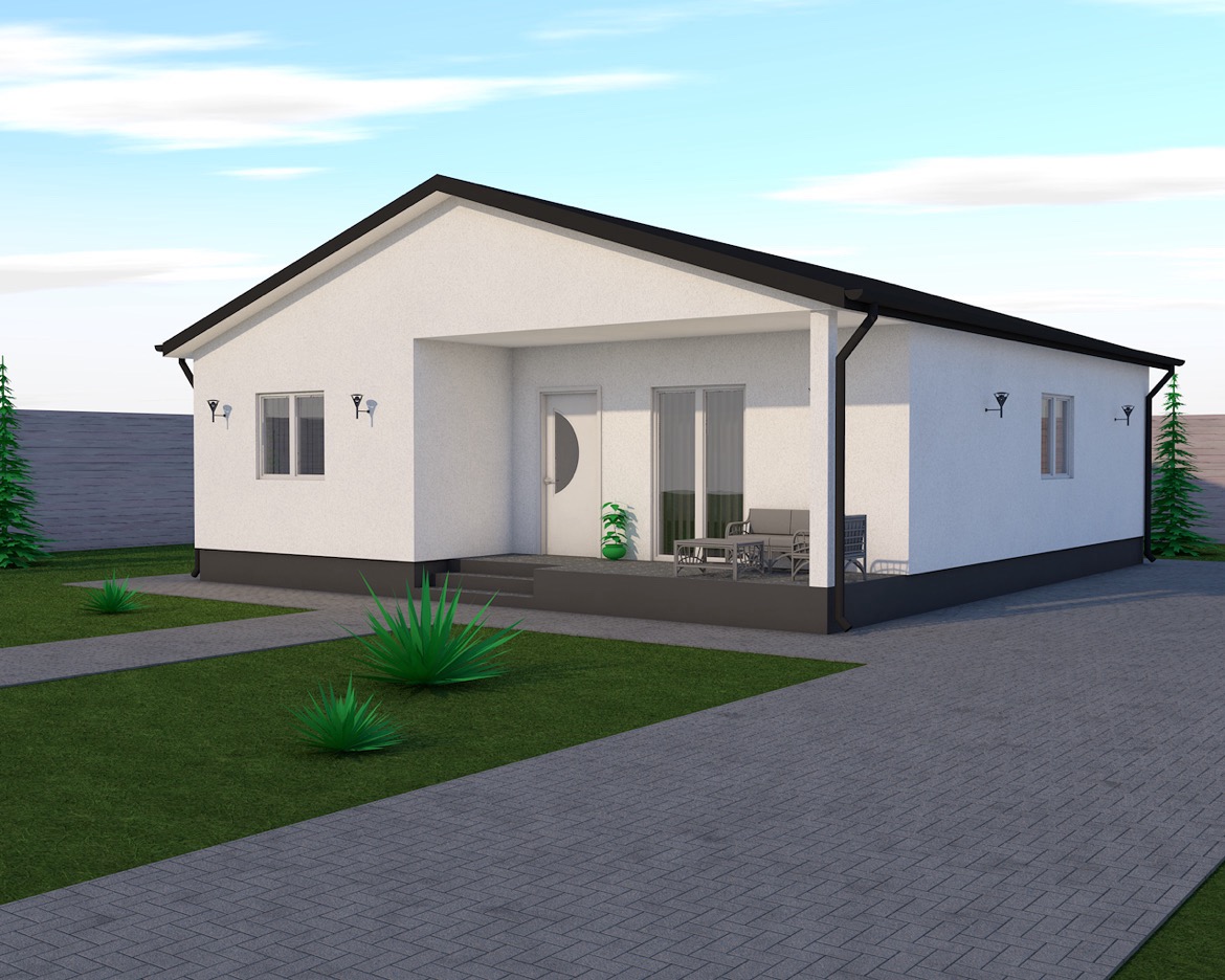 NIKA PREMIUM 117 m² montažna kuća sa čeličnom konstrukcijom