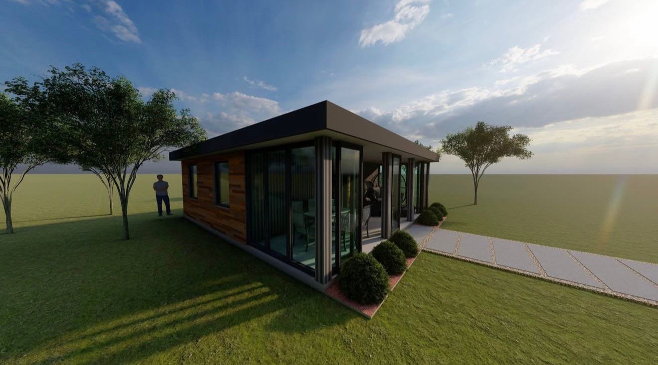 NIKA PLUS 75 m² montažna kuća drugi ugao